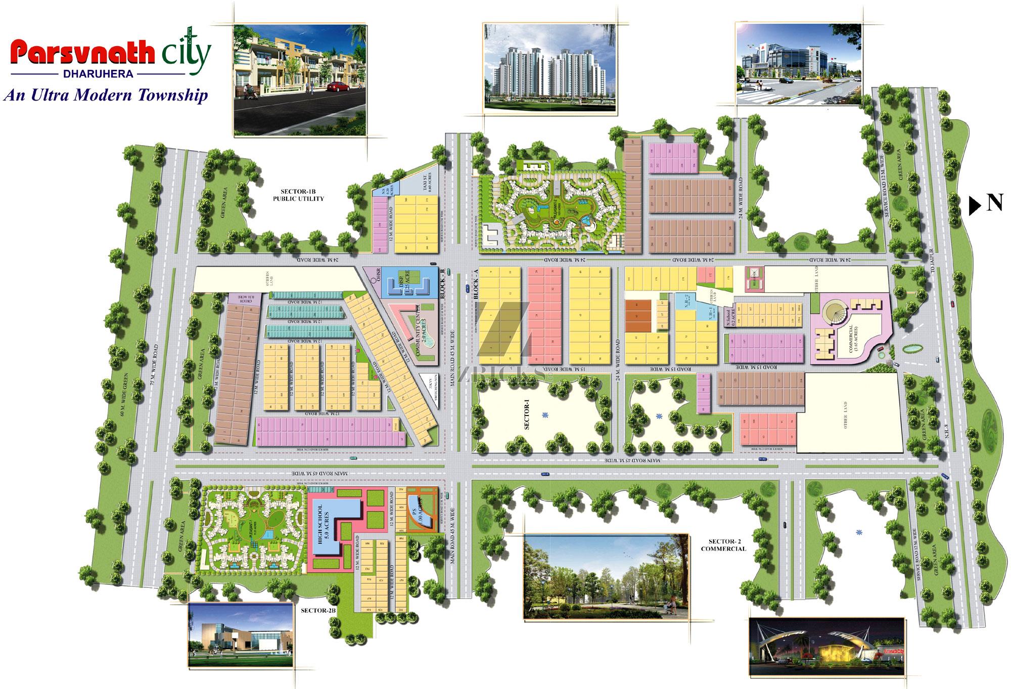 Parsvnath City Plots, Sector 1, NH 8, Dharuhera