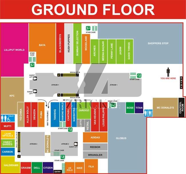 Shipra Mall Floor Plan