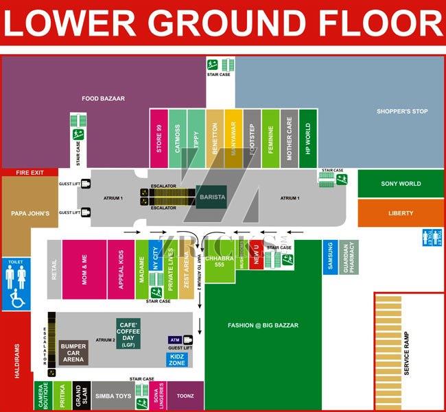 Shipra Mall Floor Plan