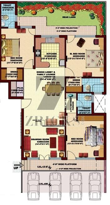 Omaxe City Villas Floor Plan