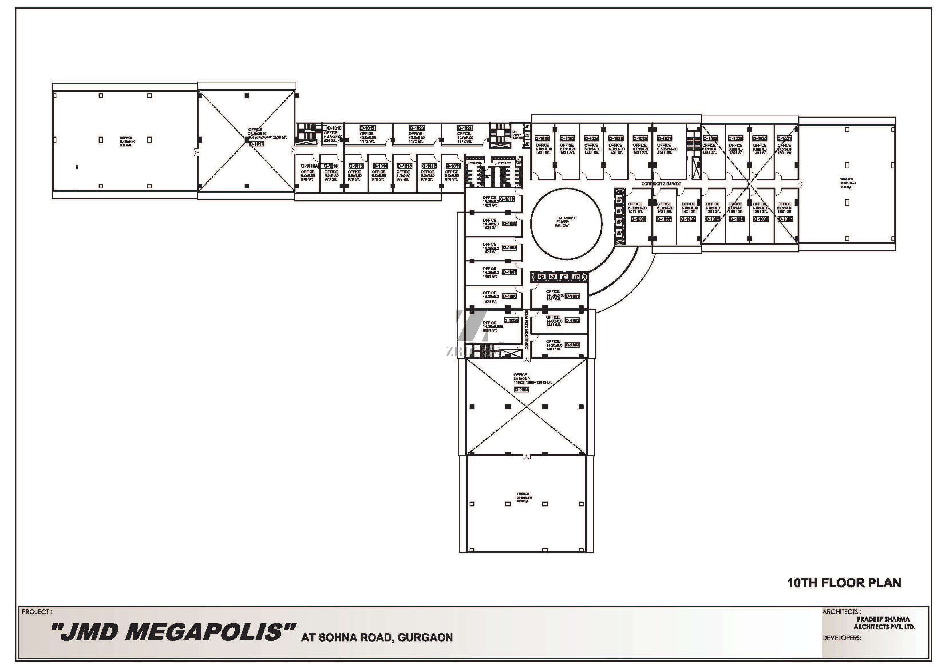 JMD IT Megapolis Floor Plan