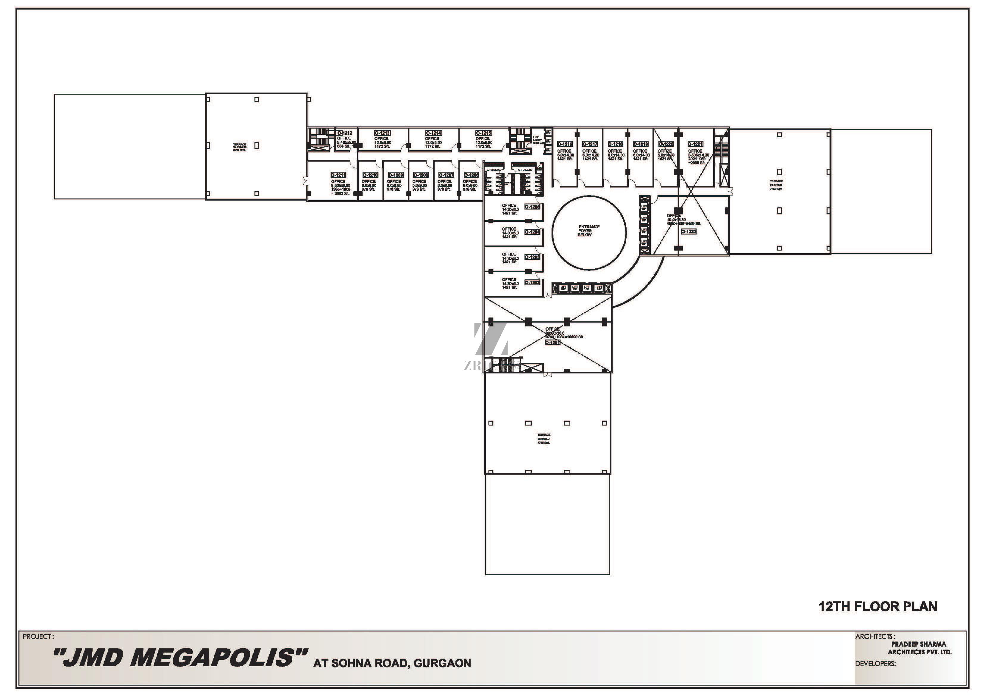 JMD IT Megapolis Floor Plan