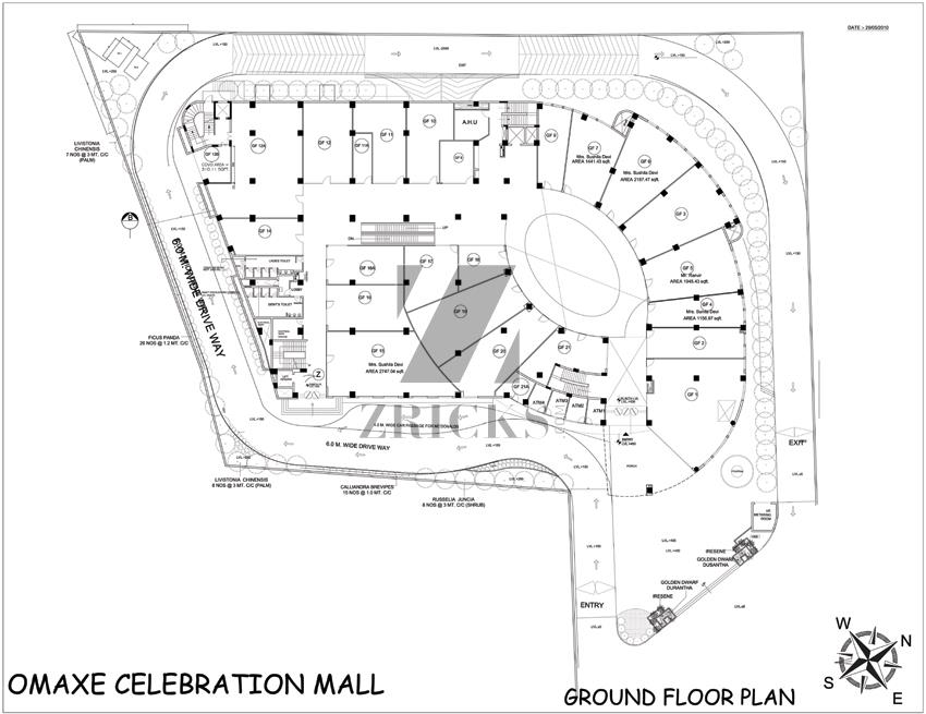 Omaxe Celebration Mall Floor Plan