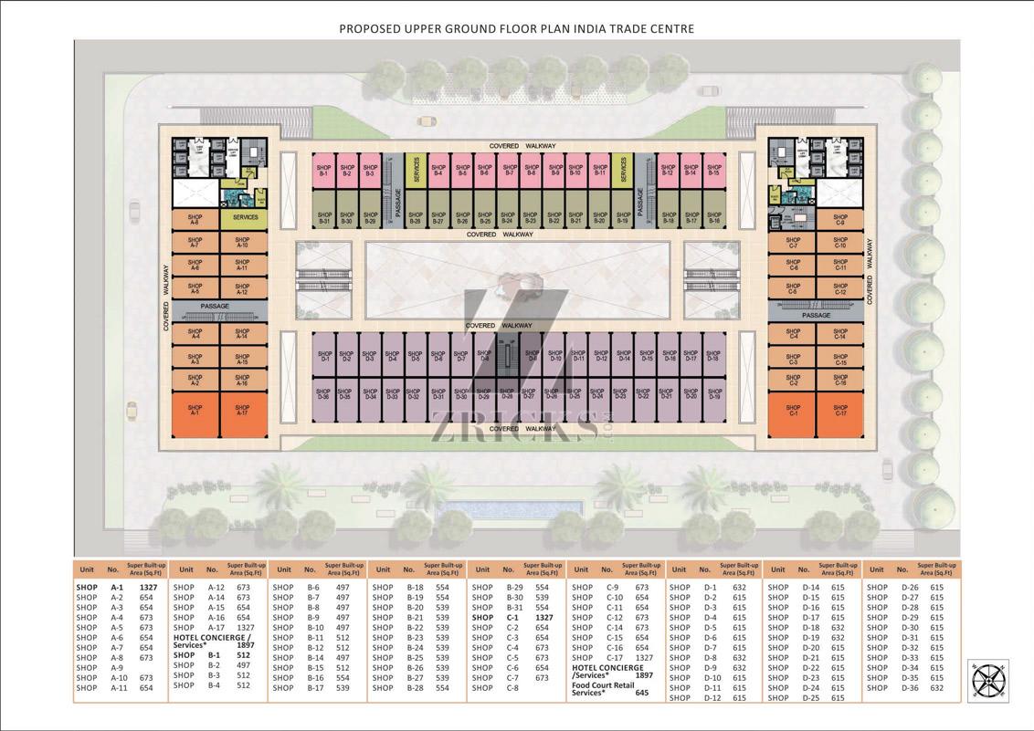 Omaxe India Trade Centre Floor Plan