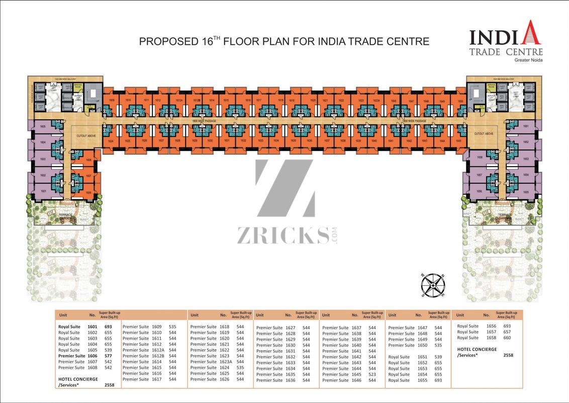 Omaxe India Trade Centre Floor Plan