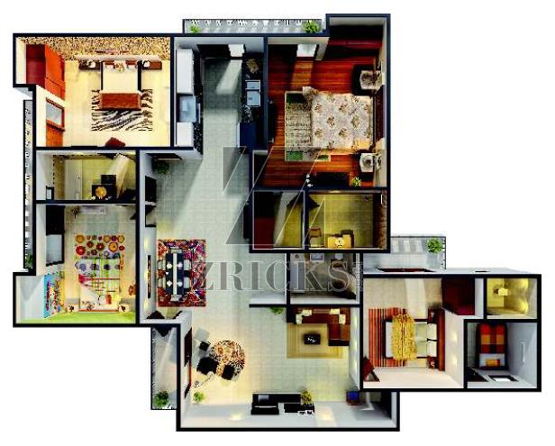 Gaur City 6th Avenue Floor Plan