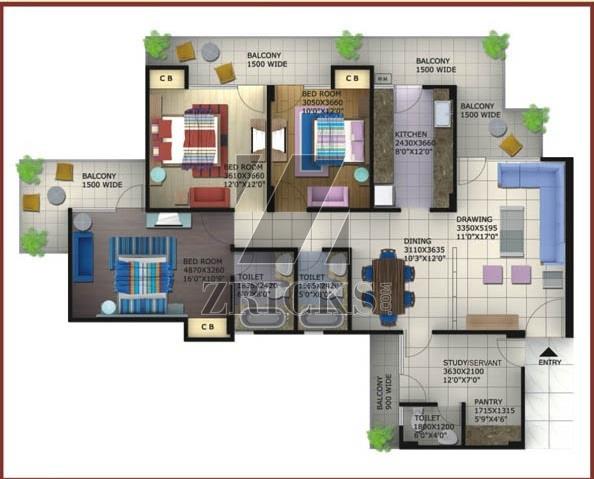 Balaji Foster Heights Floor Plan