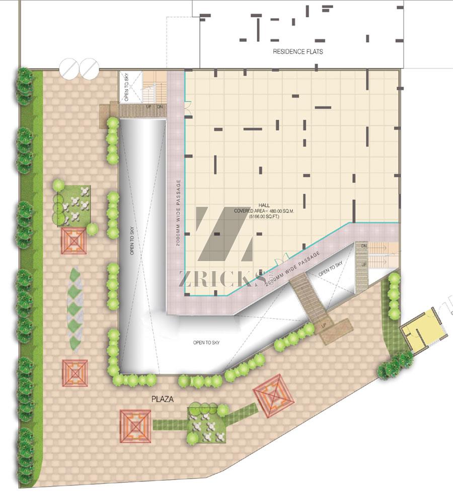Gaur Vallerio II Commercial Complex Floor Plan