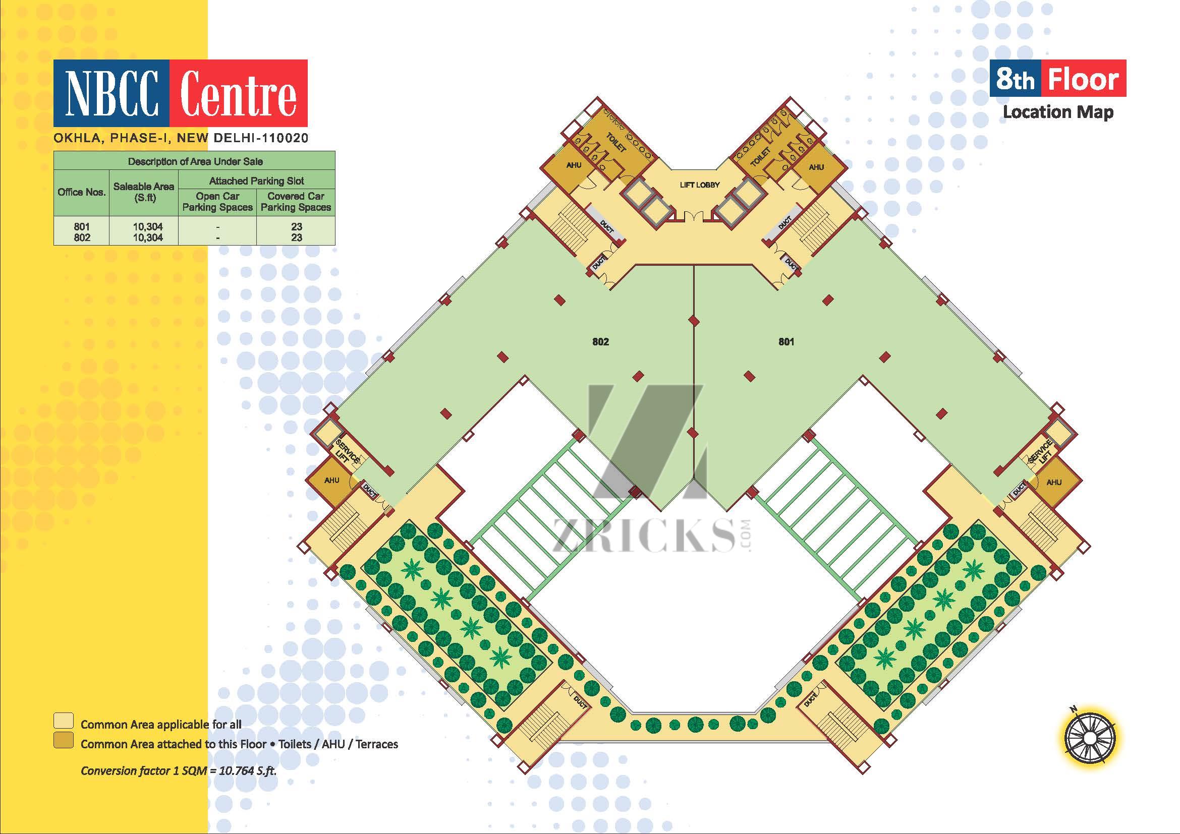 NBCC Centre Floor Plan