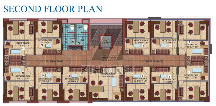 Bhagwati Shri Ram Business Centre Floor Plan