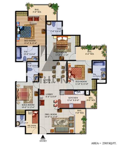 Bulland Heights Floor Plan