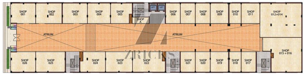 Anant Raj Galleria Floor Plan