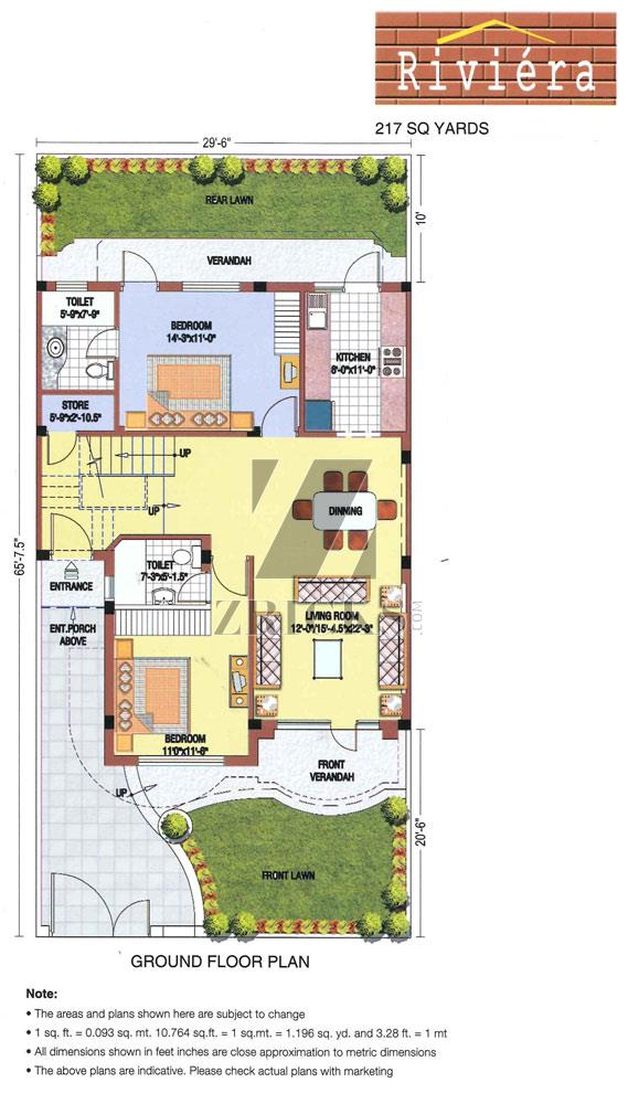 Eldeco Estate One Villas Floor Plan