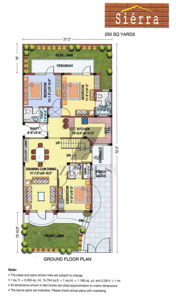 Eldeco Estate One Villas Floor Plan