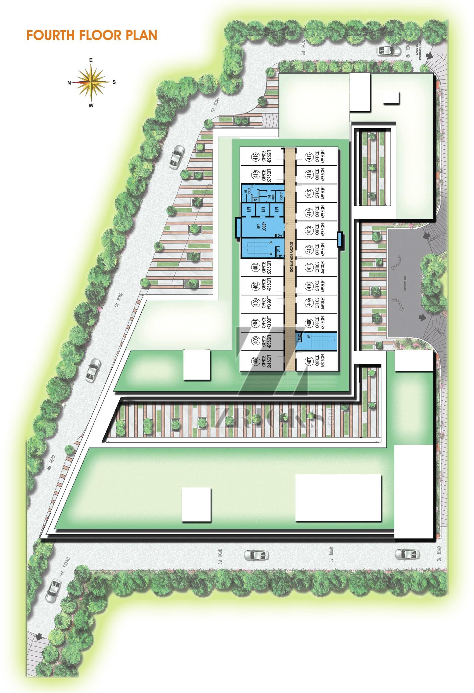 Ansals Town Walk Floor Plan
