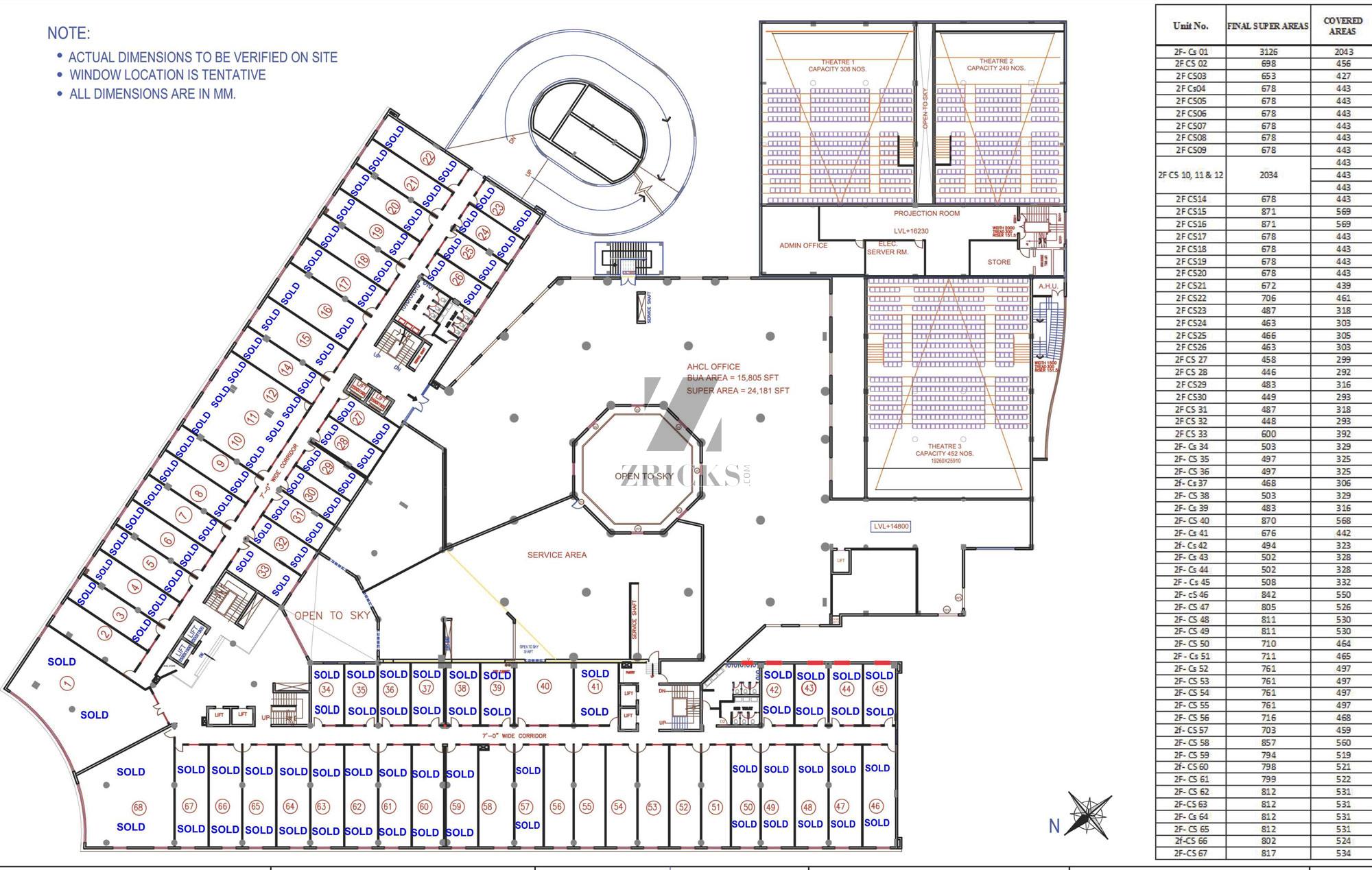 Ansals Corporate Suites Floor Plan