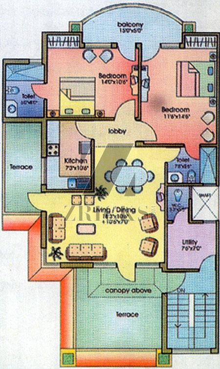 Ansals Executive Residency Floors Floor Plan