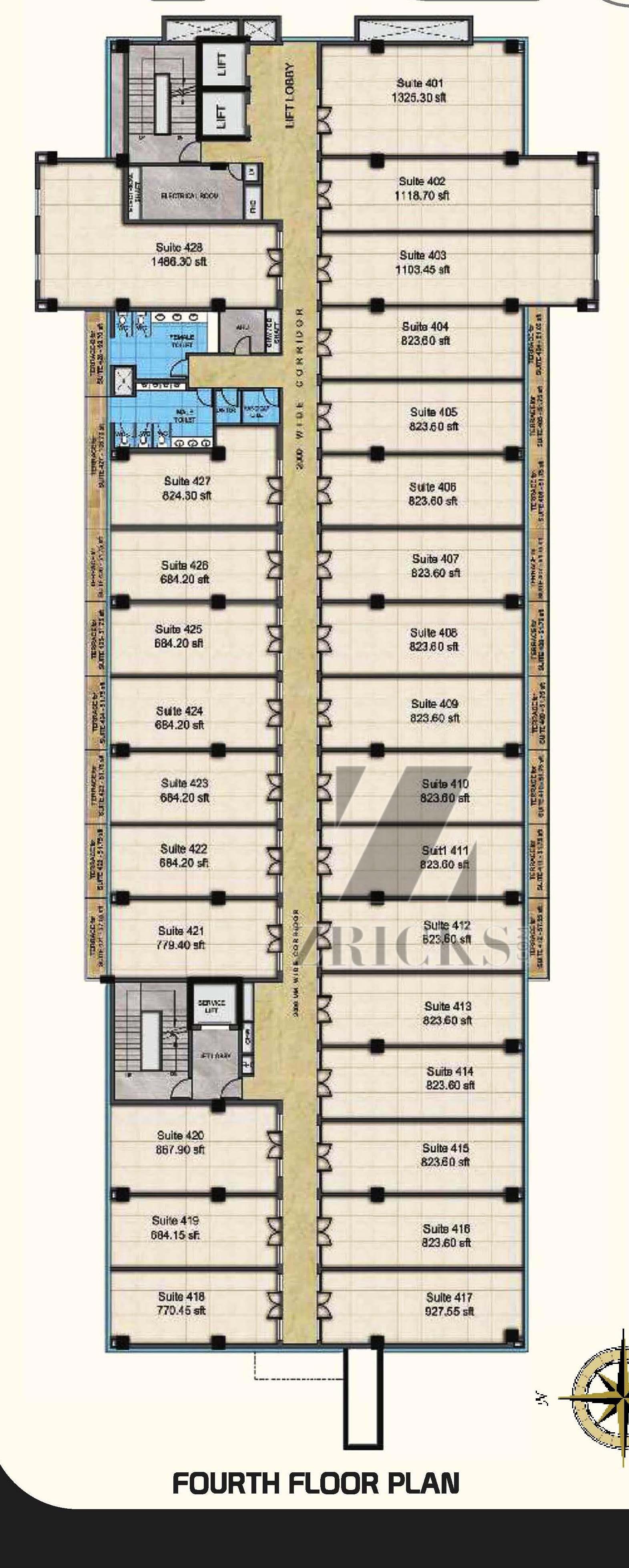 M2K Corporate Park Shopping Plaza Floor Plan