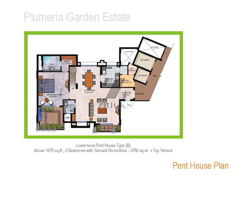 Uppal Plumeria Garden Estate Floor Plan