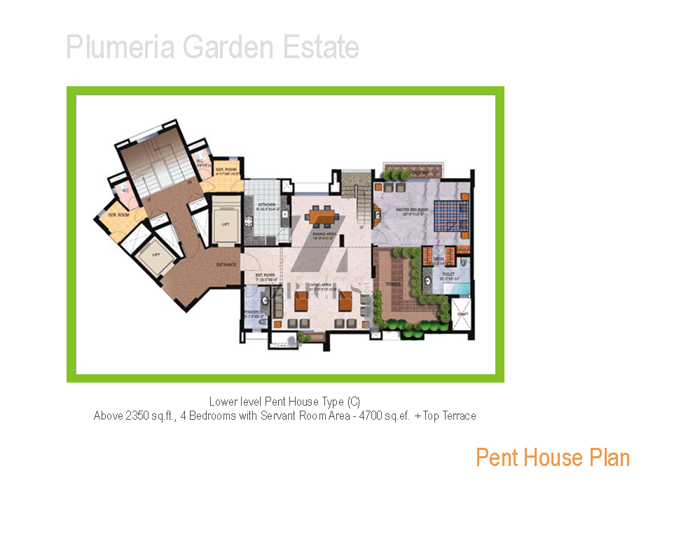 Uppal Plumeria Garden Estate Floor Plan
