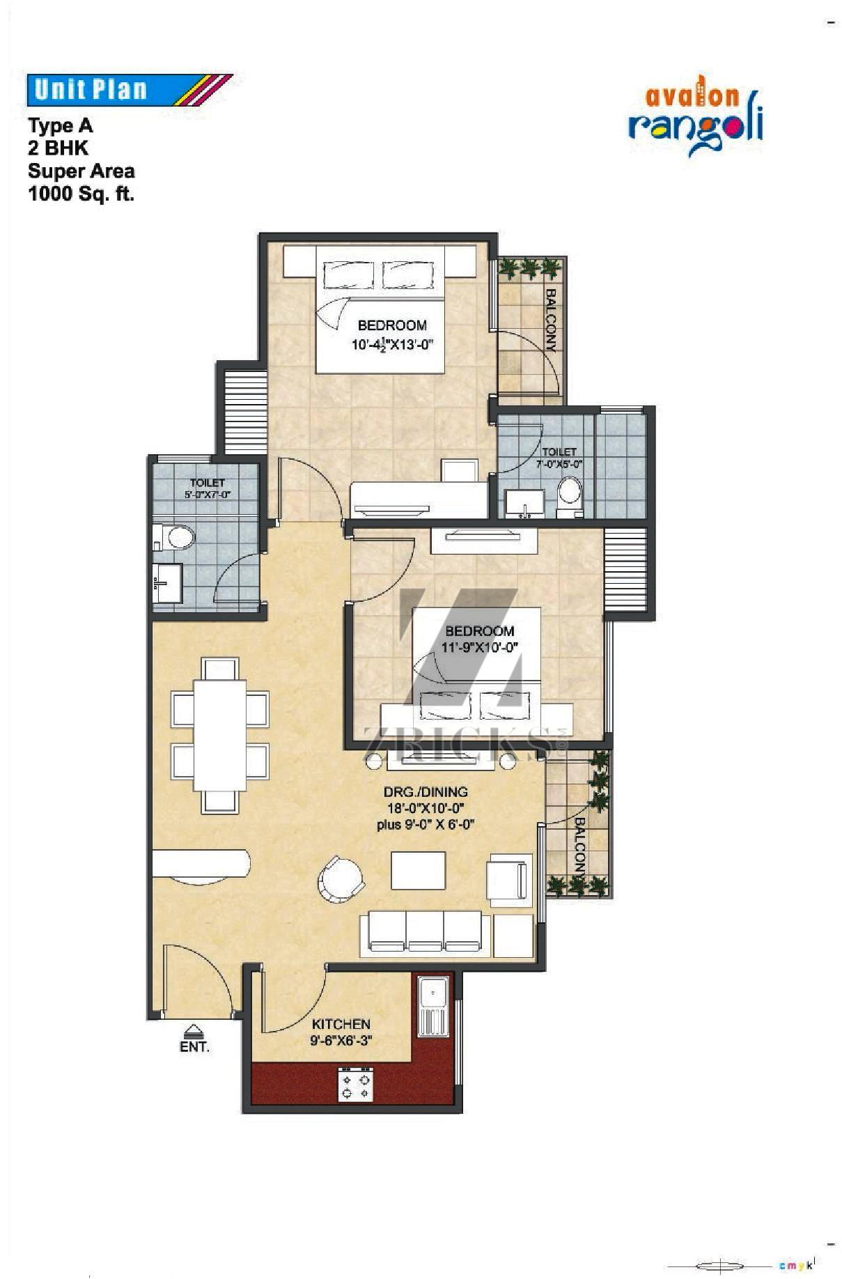 Avalon Rangoli Floor Plan