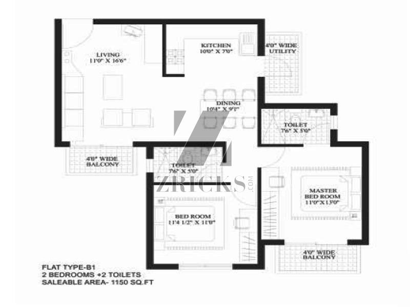 Era Redwood Residency Floor Plan