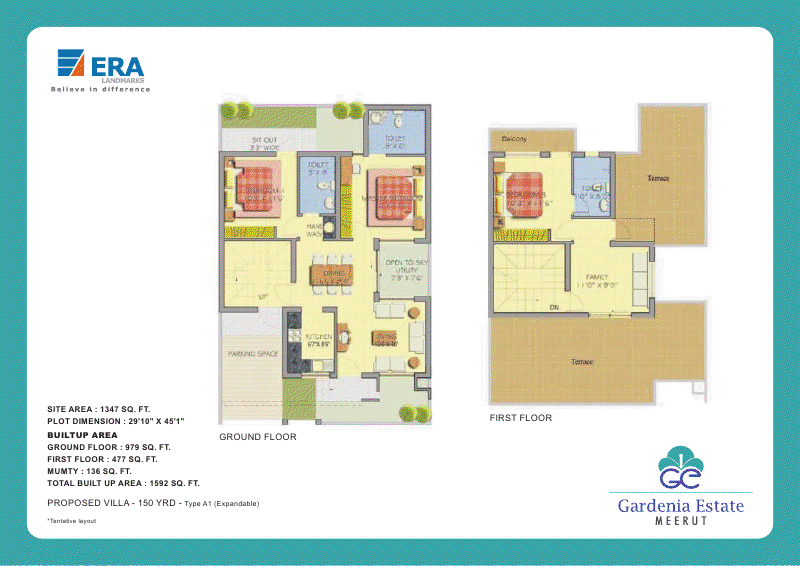 Era Aspen Gardenia Estate Floor Plan