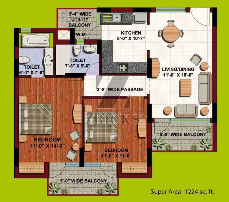 ABA Orange County Floor Plan