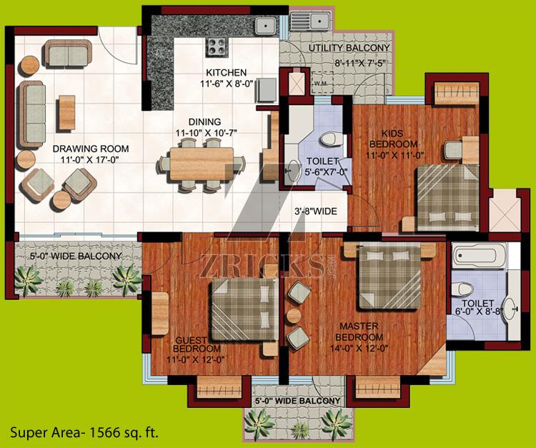 ABA Orange County Floor Plan