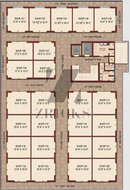 Krish Square Floor Plan