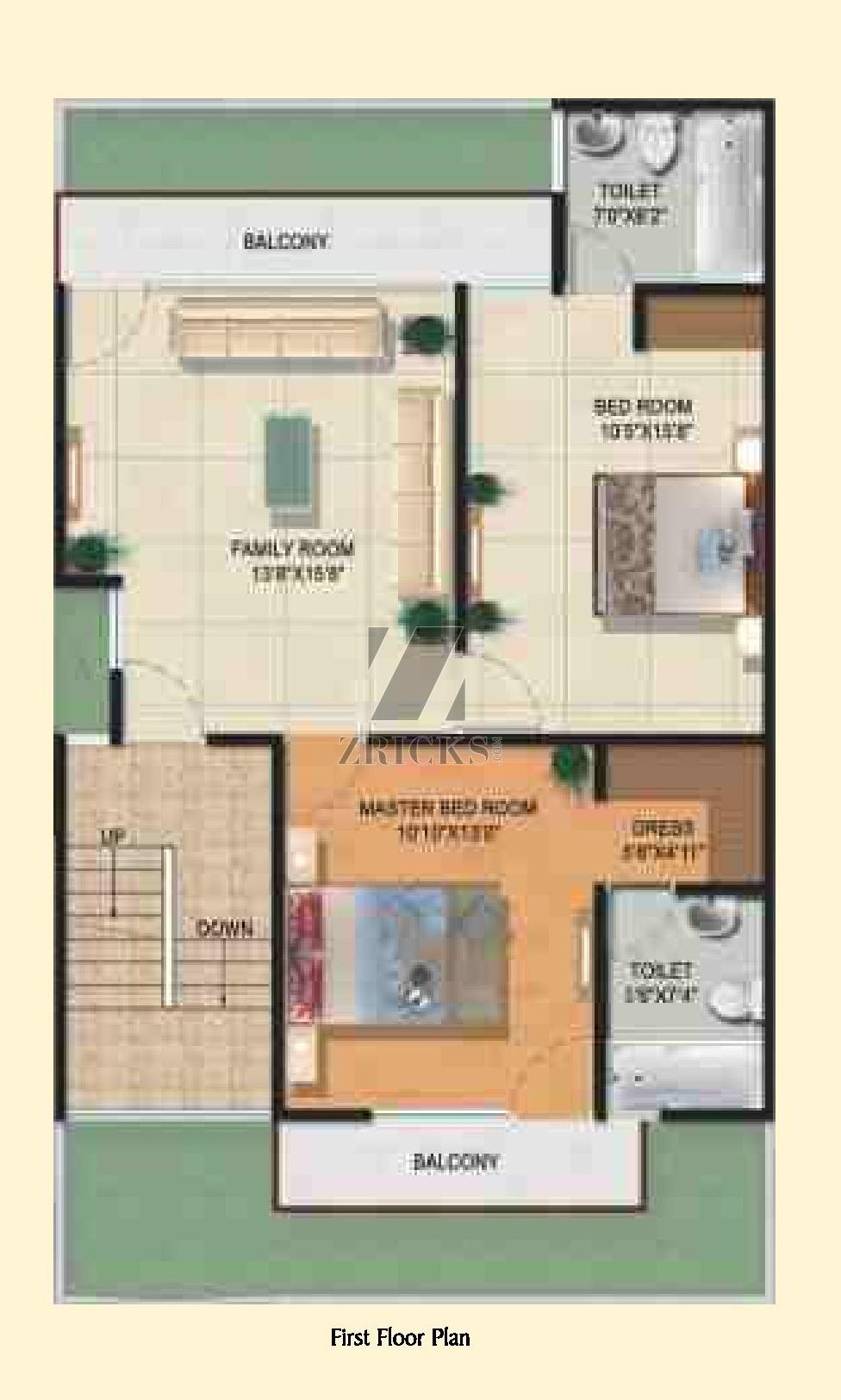 Panchsheel Villas Floor Plan