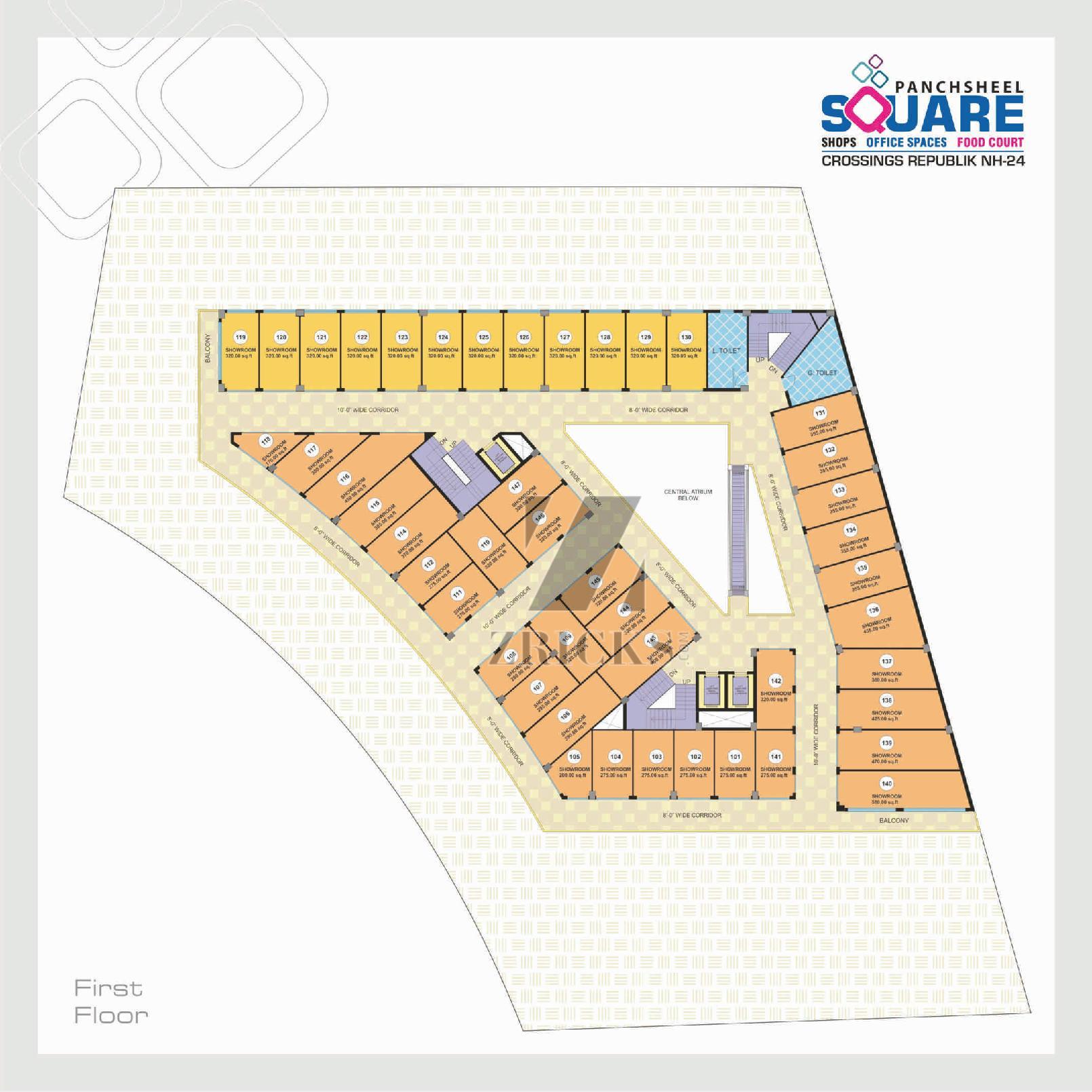 Panchsheel Square Floor Plan