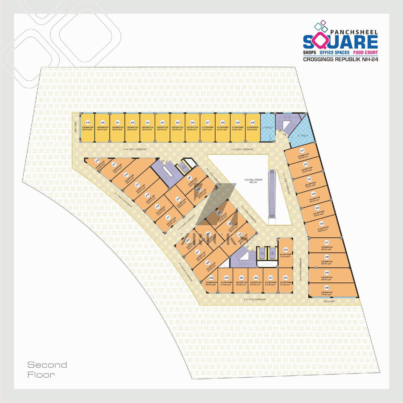 Panchsheel Square Floor Plan