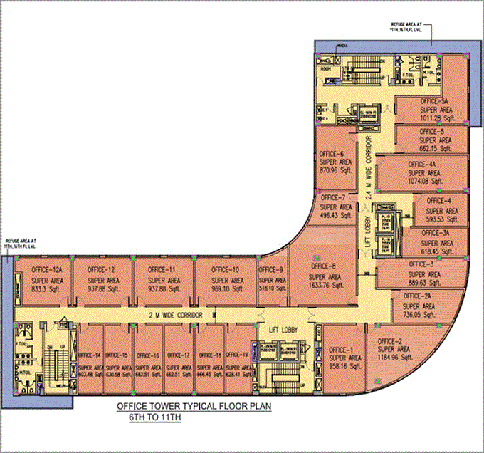 Logix City Center Floor Plan