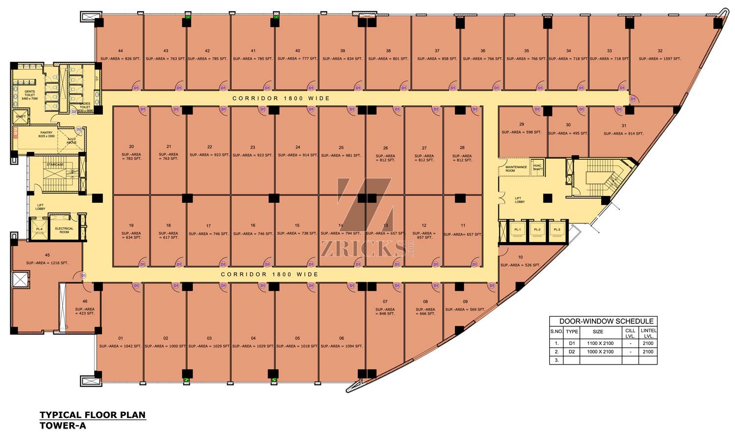 Logix Technova Floor Plan