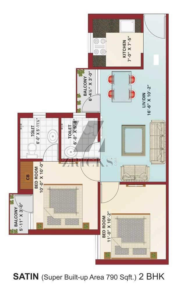 Krish City Phase II Floor Plan