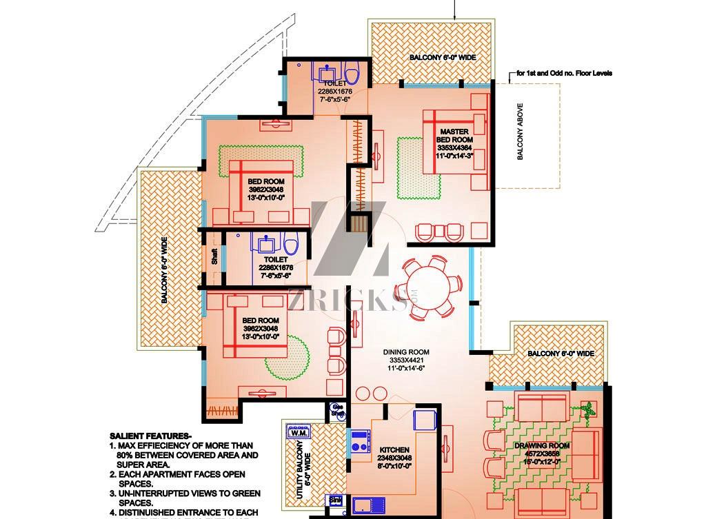 Antriksh Heights Floor Plan