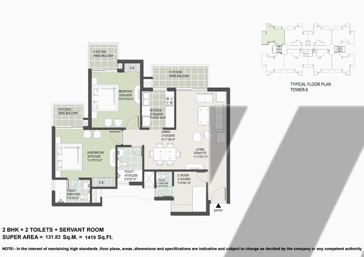 Satya The Hermitage Floor Plan