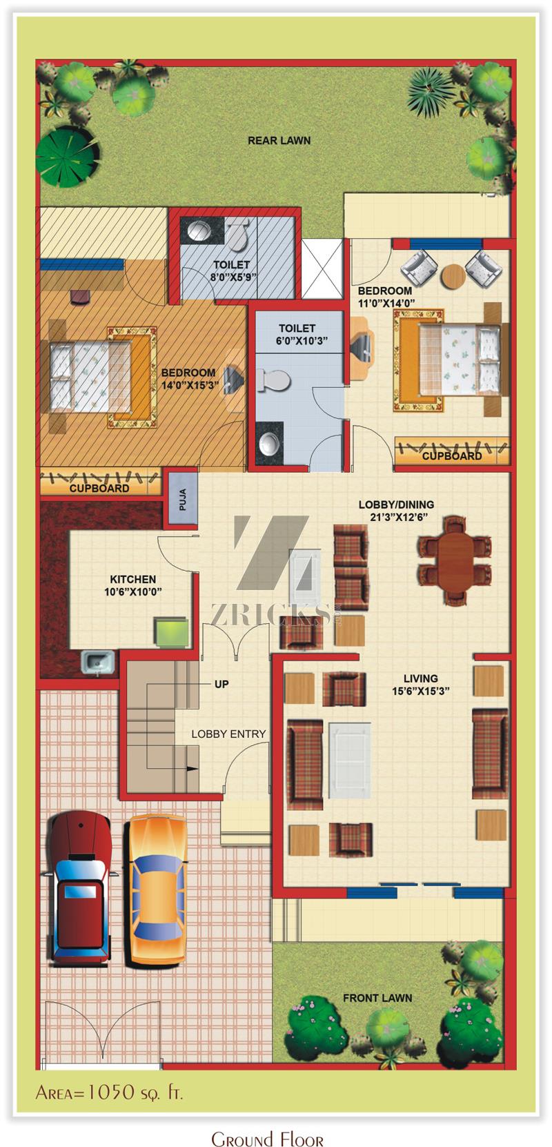 TDI City Villas Floor Plan