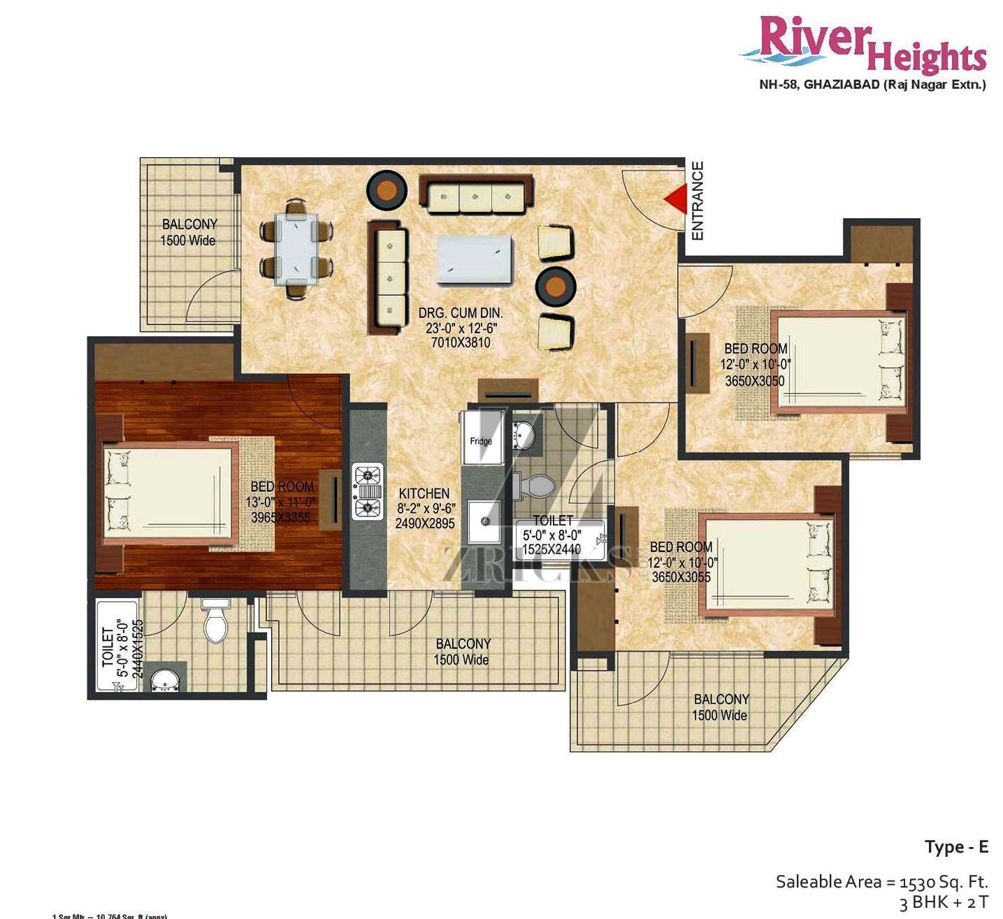 Landcraft River Heights Phase II Floor Plan