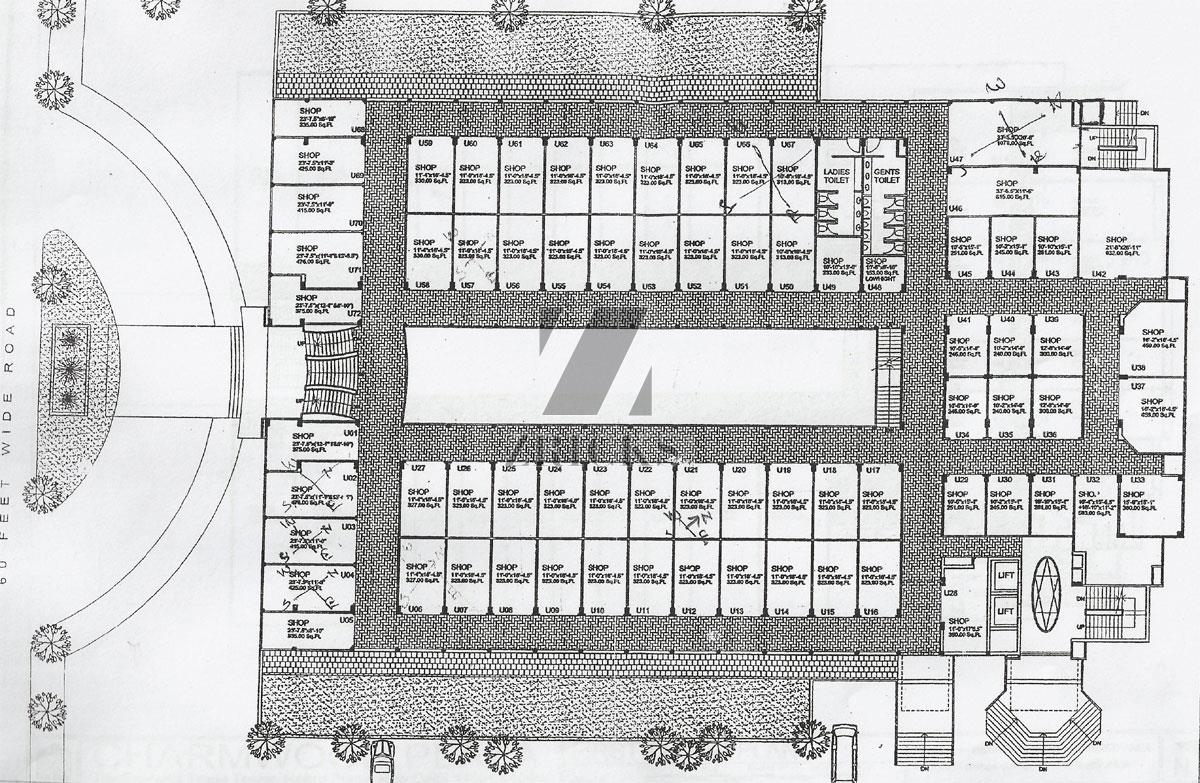 Eros Charmwood Plaza Floor Plan