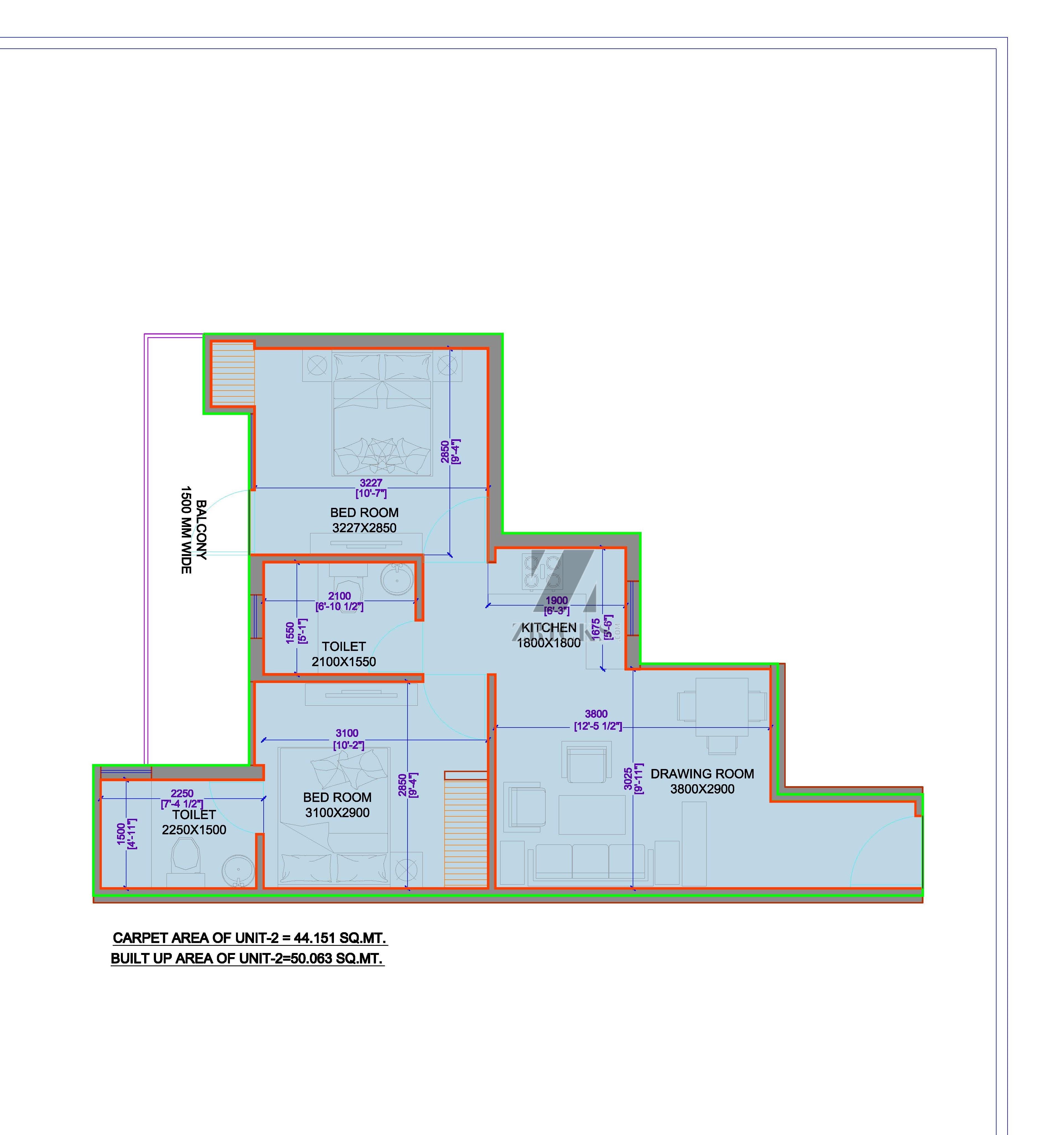 SRS Dream Homes Floor Plan