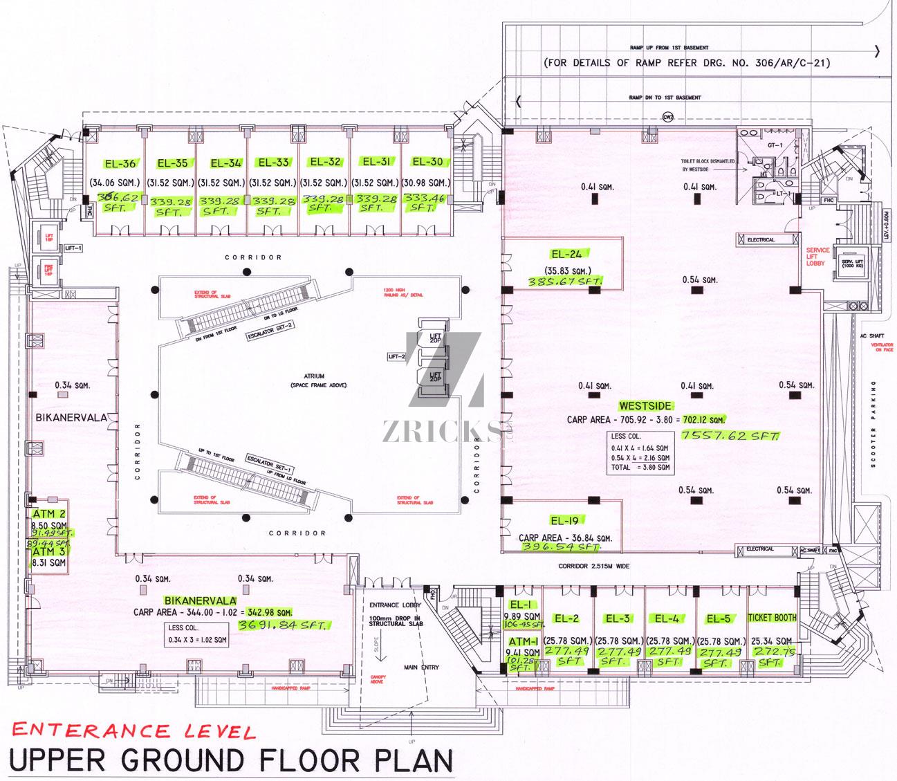 Eros EF3 Mall Floor Plan