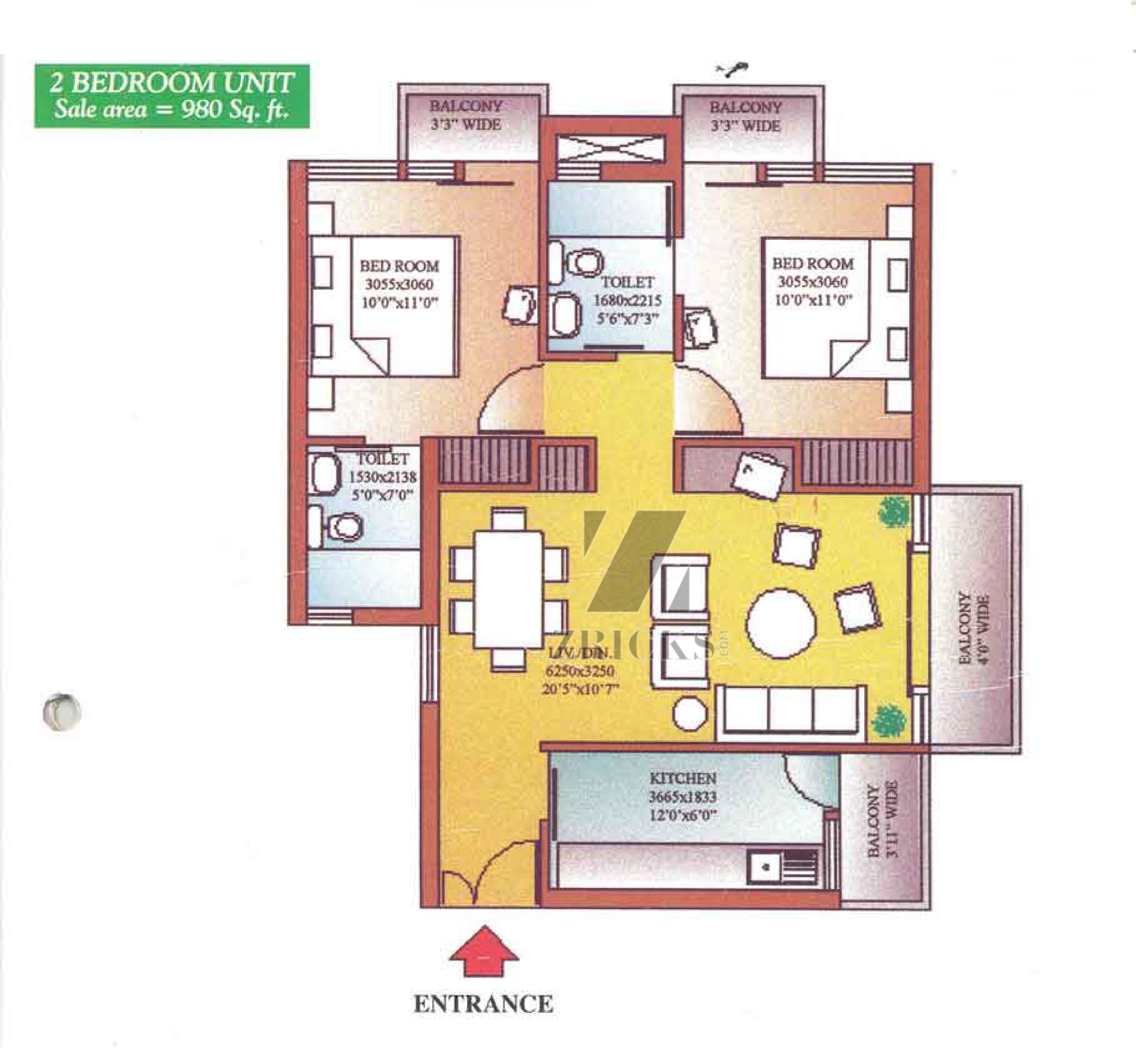 Ansals Sushant Estate Floor Plan