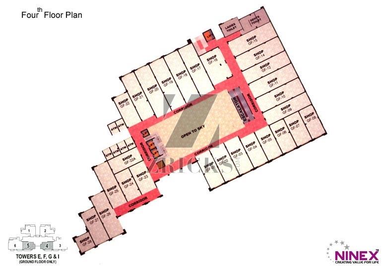 Ninex City Mart Floor Plan