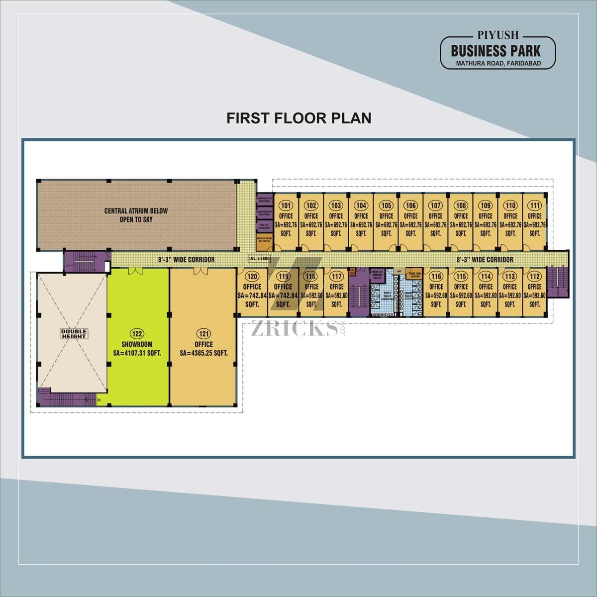 Piyush Business Park Floor Plan
