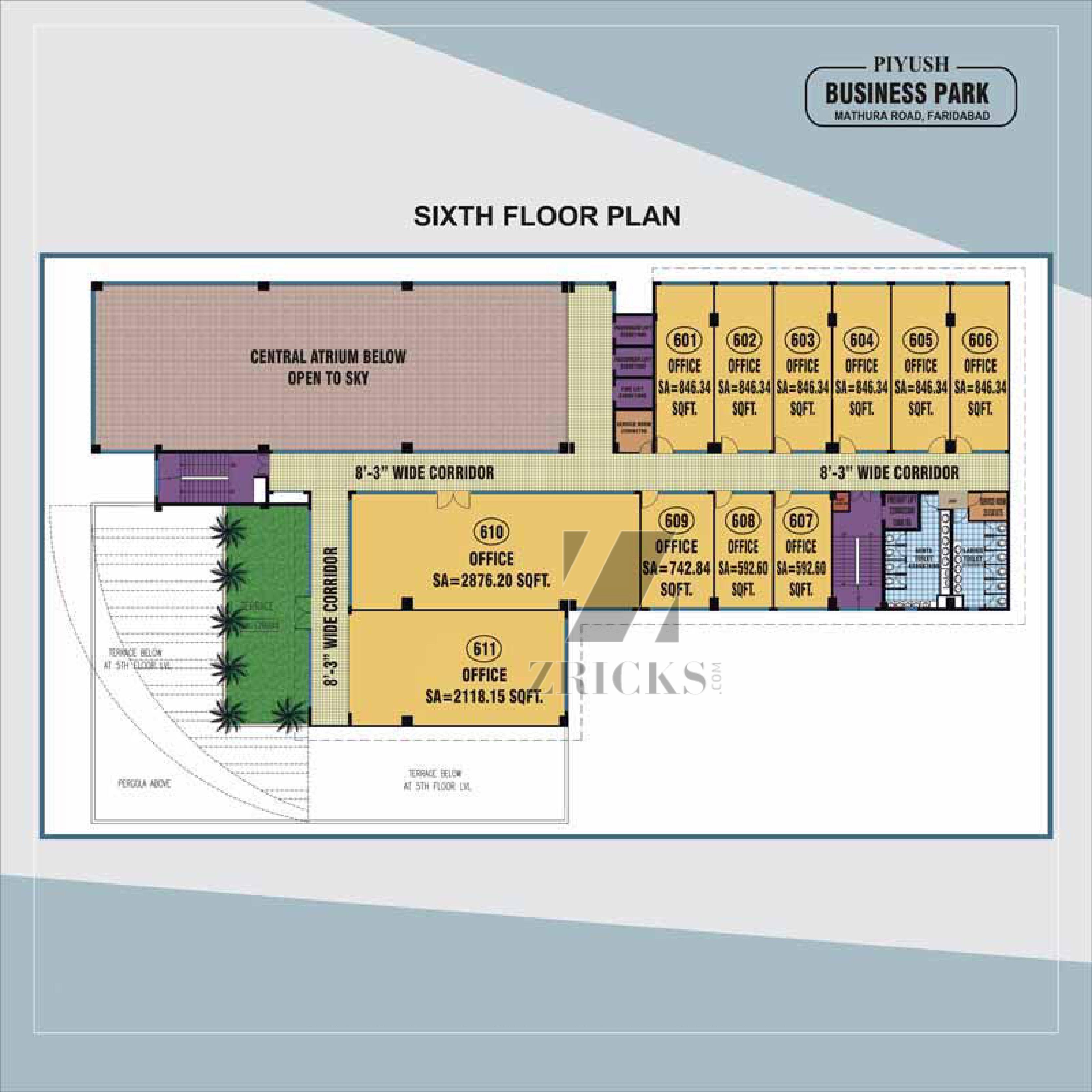 Piyush Business Park Floor Plan
