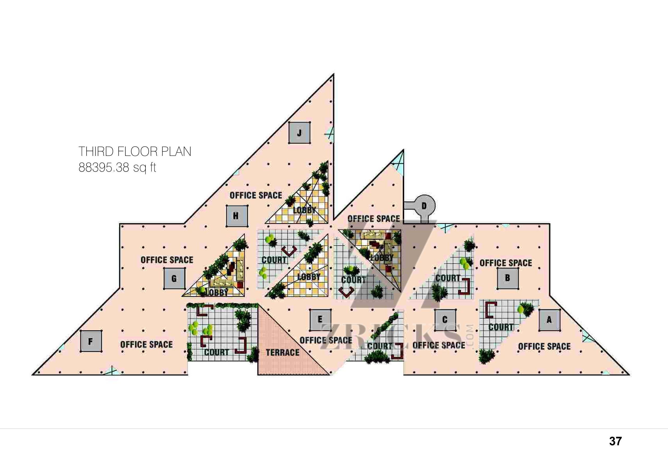Landmark Cyber Park Floor Plan