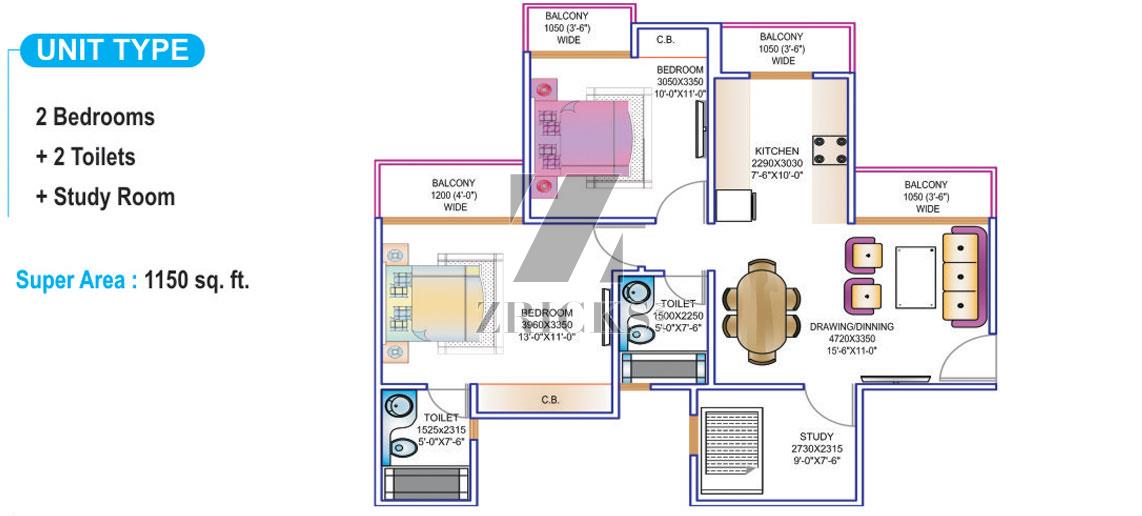 Aims AMG Resi Complex II Floor Plan