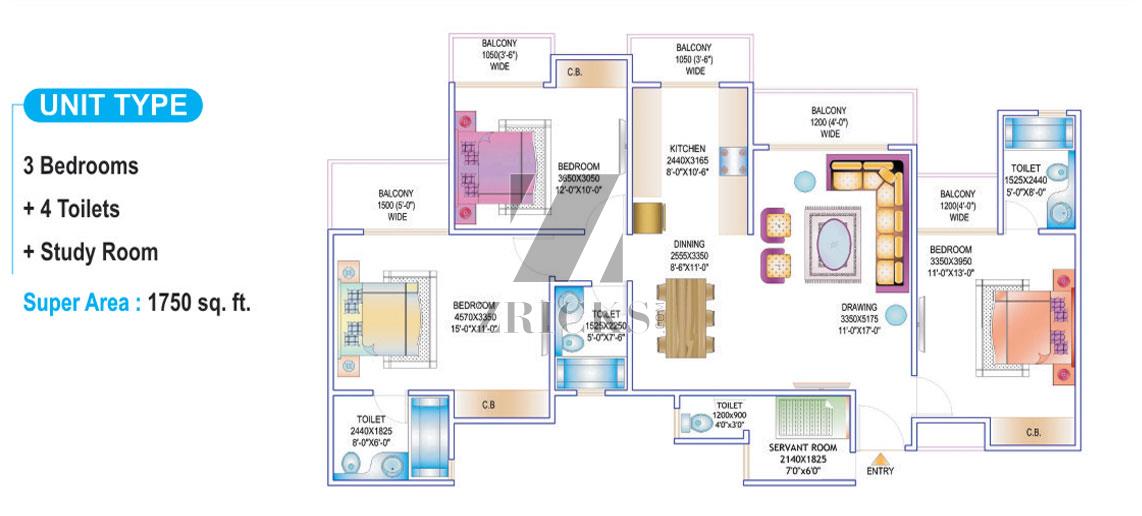 Aims AMG Resi Complex II Floor Plan